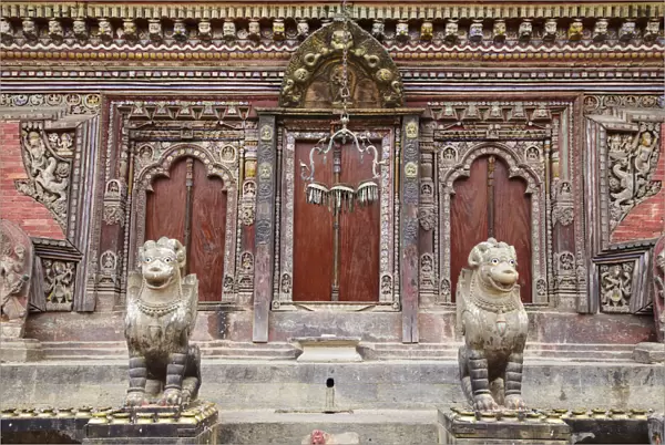 Changu Narayan Temple (UNESCO World Heritage Site), Bhaktapur, Kathmandu Valley, Nepal
