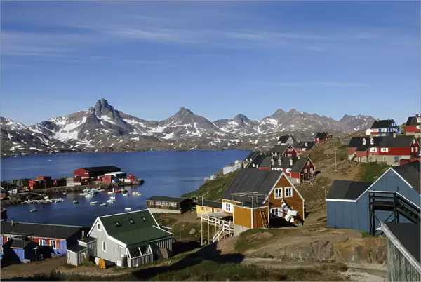 Houses, Tasiilaq, Ammassalik, Greenland
