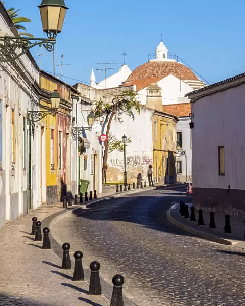 Street of Faro, Algarve, Portugal