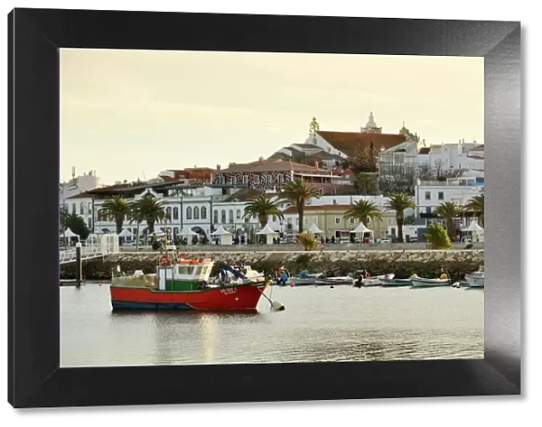 Fishing harbour of Lagos, Algarve. Portugal