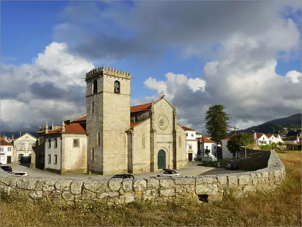 The Mother Church of Caminha (Nossa Senhora da Assuncao church) in manueline style
