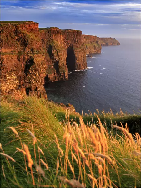 Europe, Ireland, Cliffs of Moher at sunset
