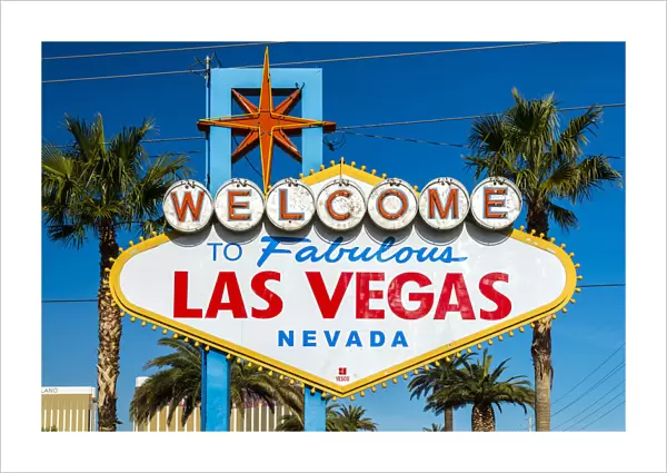 Welcome to Fabulous Las Vegas sign, Las Vegas, Nevada, USA