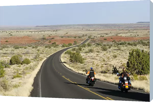 People riding bikes near Flagstaff, Arizona, USA MR