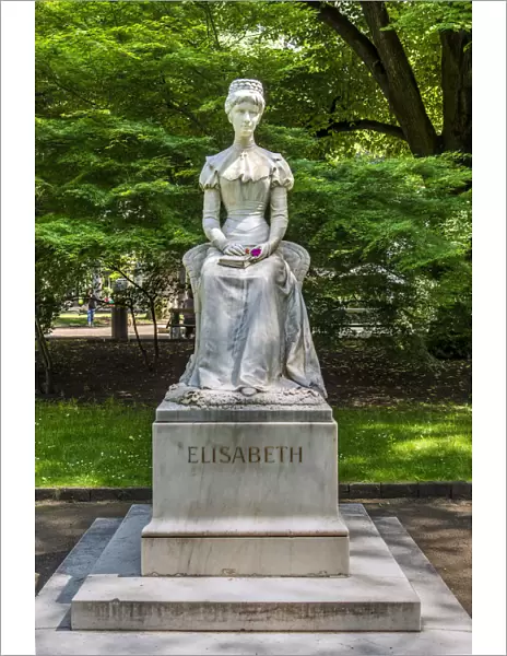 Statue of Empress Elisabeth of Austria, Merano - Meran, Trentino Alto Adige - South Tyrol