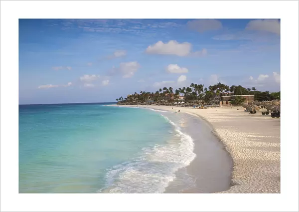 Caribbean, Netherland Antilles, Aruba, View of Divi beach
