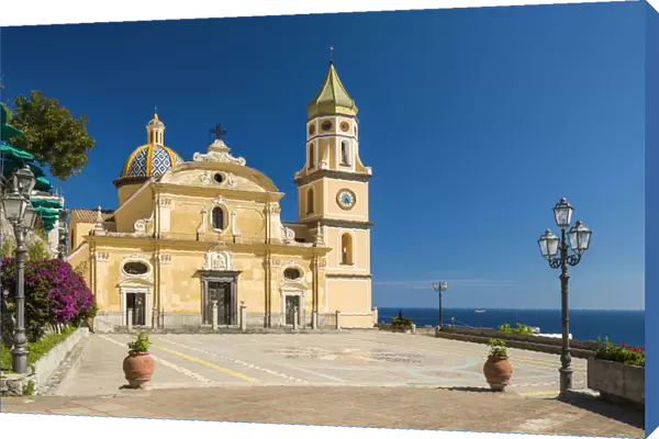 The Church San Genarro, Praiano, Amalfi Coast, Italy