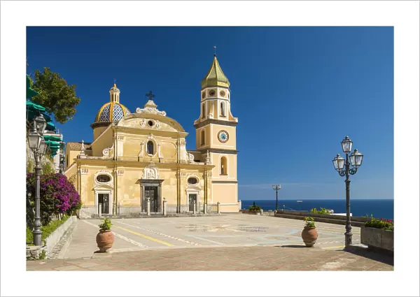The Church San Genarro, Praiano, Amalfi Coast, Italy