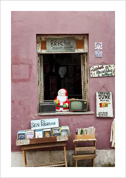 Antique and junk shop, Salvador, Bahia, Brazil