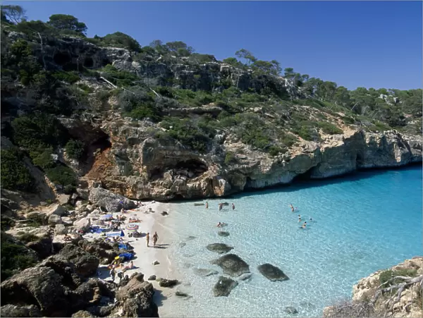 Calas Amonia, Majorca, the Balearic Islands, Spain