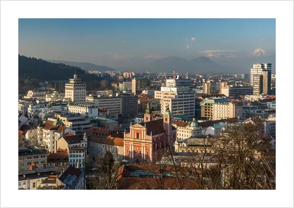 City skyline, Ljubljana, Slovenia