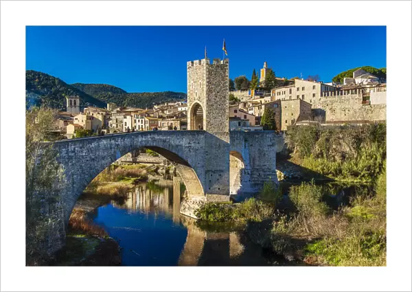 The medieval town of Besalu, Catalonia, Spain