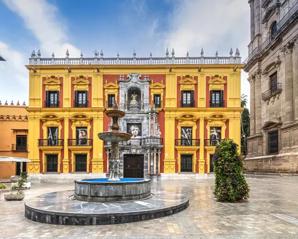 Palacio Episcopal or Bishops Palace, Malaga, Andalusia, Spain