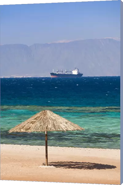 Jordan, Aqaba, Red Sea Beach, King Abdallah Reef Tourism Area