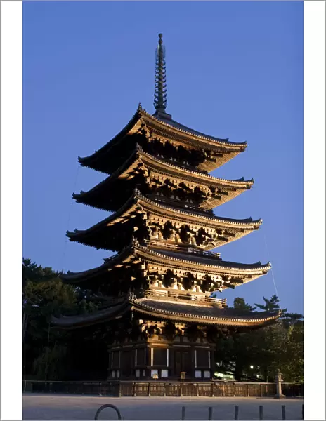 Japan, Honshu Island, Nara, Kofuku-Ji Temple, Pagoda