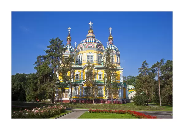 Kazakhstan, Almaty, Panfilov Park, Zenkov Cathedral previously known as Ascension
