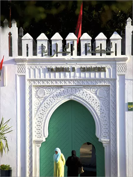Colonial Building in Grand Socco, Tangier, Morocco, North Africa