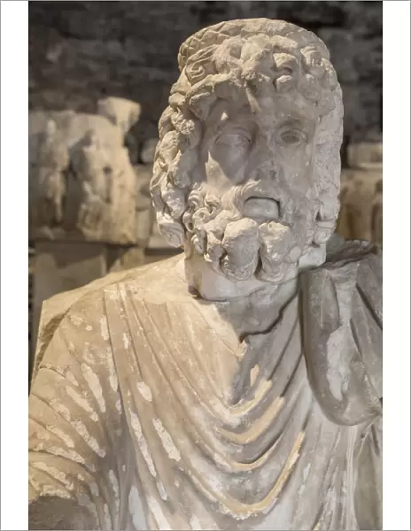 Hellenistic sculpture in archaeology museum, Pamukkale, Hierapolis, Denizli Province