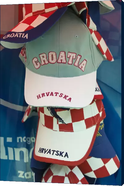 Croatia, Zagreb, Dolac Market, Croatian Souvenir Hats