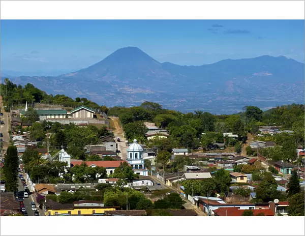 Ataco, El Salvador, El Chingo Volcano, Border Of Guatemala And El Salvador, Iglesia