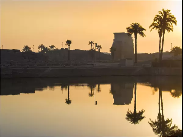 Egypt, Luxor, Karnak Temple, Sacred Lake