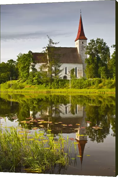 Estonia, Southwestern Estonia, Suure-Jaani, town church, 15th century
