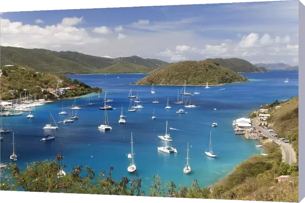 Caribbean, British Virgin Islands, Tortola, Sopers Hole Marina