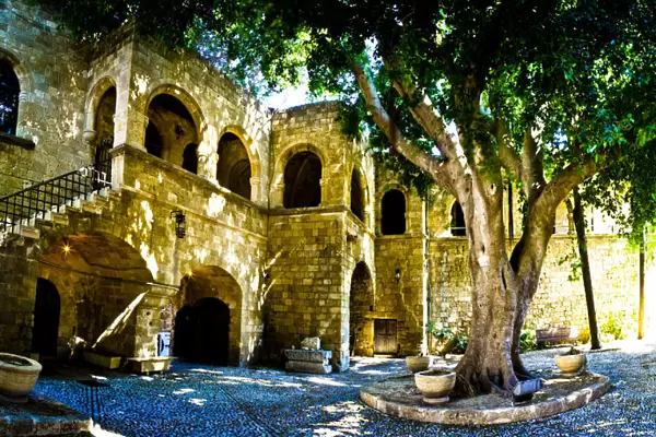 Medieval Architecture, Rhodes Town, Rhodes, Greece