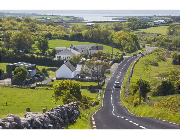 Ireland, County Clare, The Burren, Ballyvaughan, country road N 67