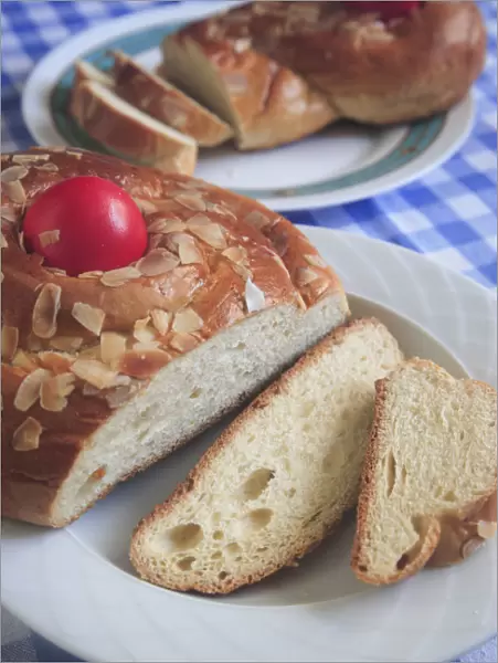 Greek Traditional Easter Bread, Tsoureki