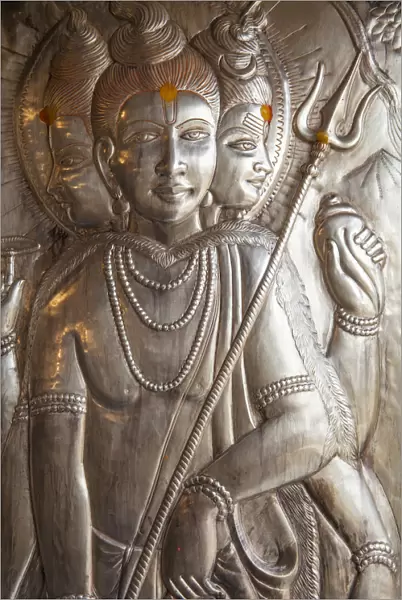 India, Punjab, Amritsar, Durgiana Temple also called Lakshmi Narayan Temple, Carvings