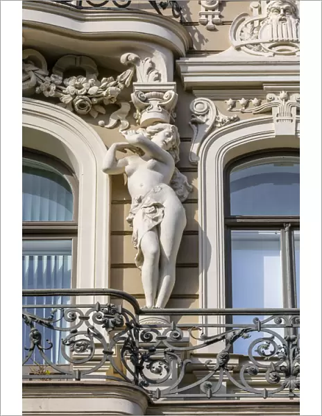 Art Nouveau Architecture, Riga, Latvia, Northern Europe