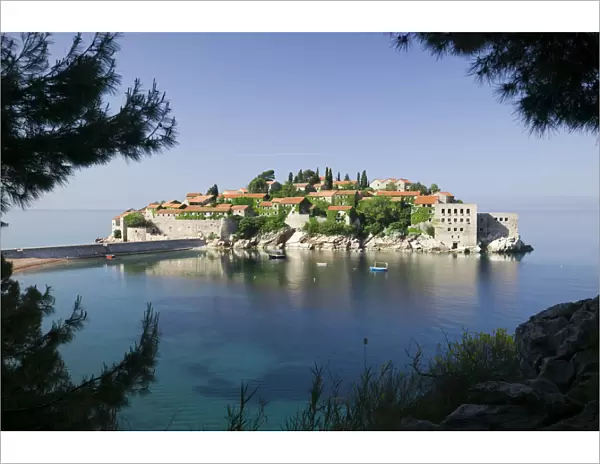Montenegro, Adriatic coast, Sveti Stefan