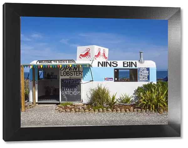 Nins Bin Crayfish shop, Kaikoura, South Island, New Zealand