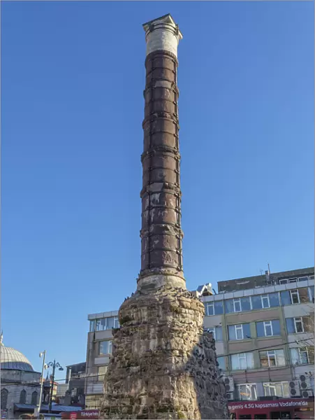 Column of Constantine, Burnt Stone, Burnt Pillar, Istanbul, Turkey