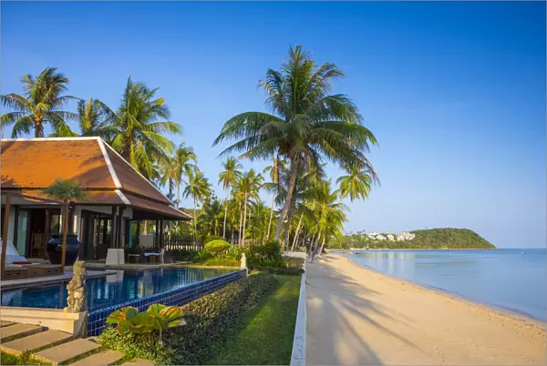 Private beachfront villa at Bo Phut beach, Koh Samui, Thailand