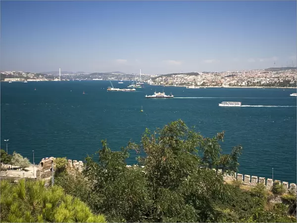 View of the Bosphorus from Topkapi Palace, Istanbul, Turkey