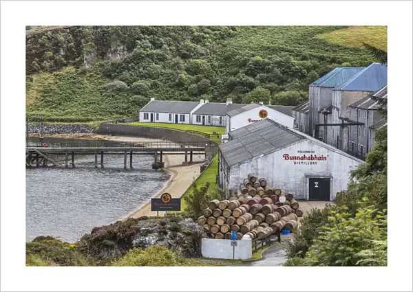 Bunnahabhain distillery, Islay, Inner Hebrides, Argyll, Scotland, UK