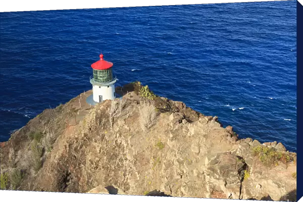 USA, Hawaii, Oahu, Makapuu Point, Lighthouse