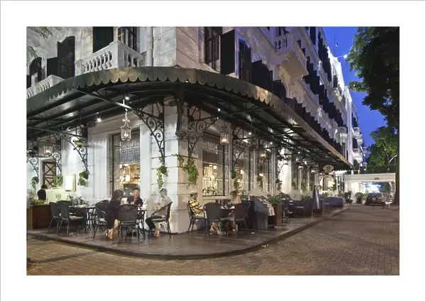 Terrace  /  pavement cafe, Sofitel Metropole Legend Hotel, Hanoi, Vietnam