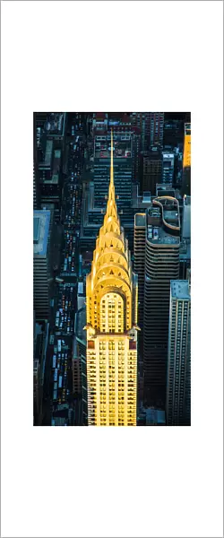 Chrysler Building & Lexington Avenue, Manhattan, New York City, New York, USA