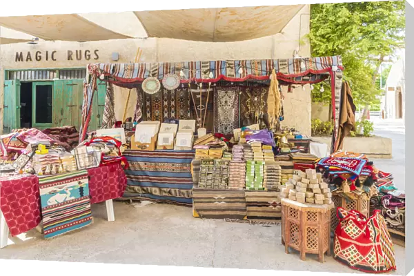 Market stall in Al Seef, Dubai Creek, Dubai, United Arab Emirates