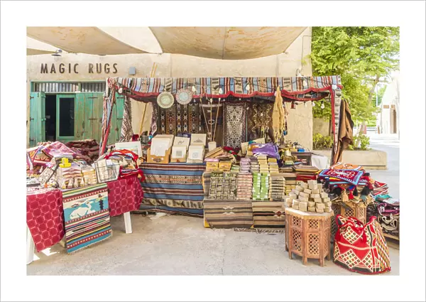 Market stall in Al Seef, Dubai Creek, Dubai, United Arab Emirates