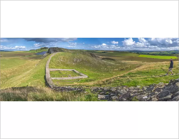 UK, England, Northumberland, Hexham, Henshaw, Hadrians Wall, Milecastle 39
