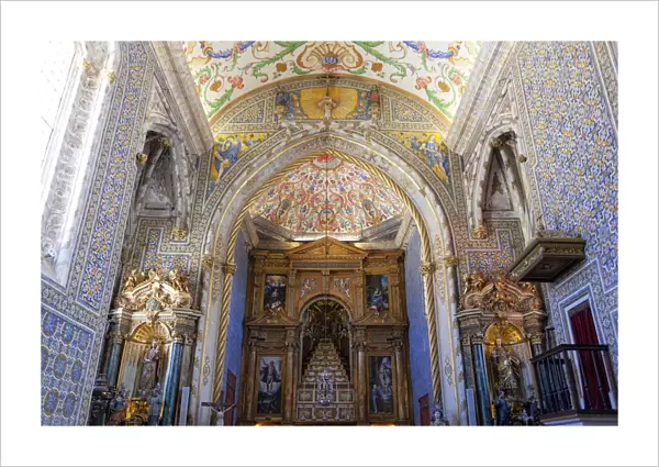 Inner view of Capela de Sao Miguel (Saint Michaels Chapel