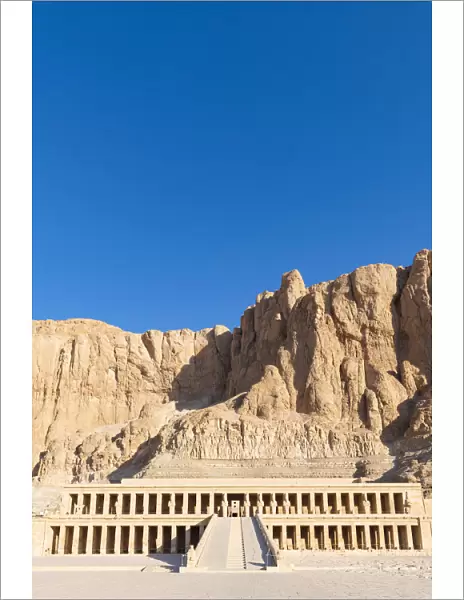 Temple of Deir al-Bahri (Queen Hatshepsuts Temple), Luxor, Egypt