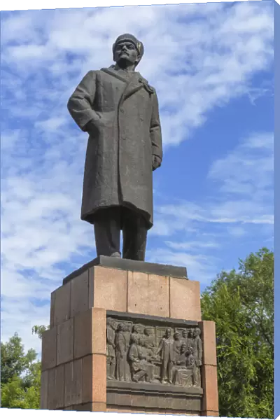 Lenin monument, 1987, Minusinsk, Krasnoyarsk Krai, Russia