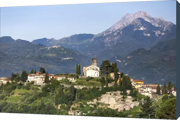 Italy, Serchio Valley, View of Barga