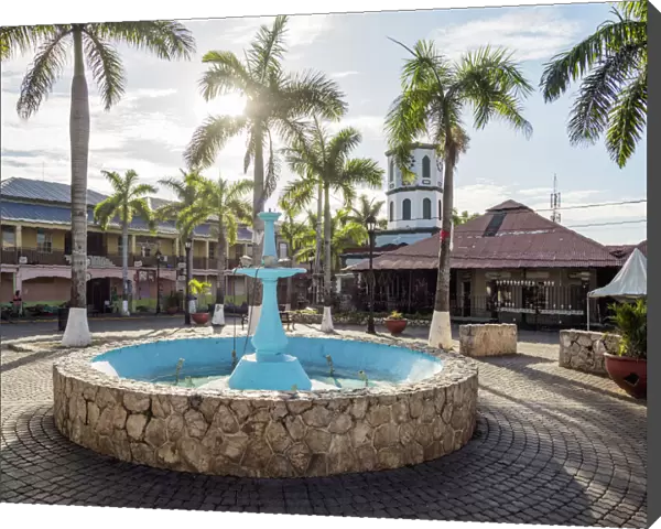 Fountain at Water Square, Falmouth, Trelawny Parish, Jamaica