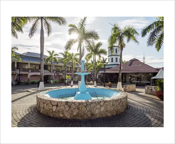Fountain at Water Square, Falmouth, Trelawny Parish, Jamaica